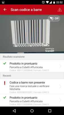 Aic Mobile App Scansione Codice a Barre